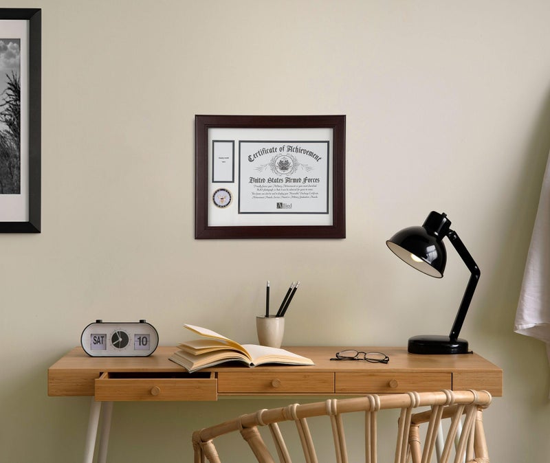 Allied Flag Allied Frame US Navy Medal and Award Certificate Frame - 8 x 10 Opening - Image 5